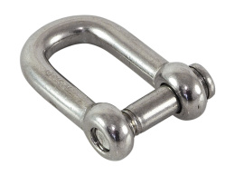 Скоба якорная с винтовым пальцем 6 мм нерж (001106)